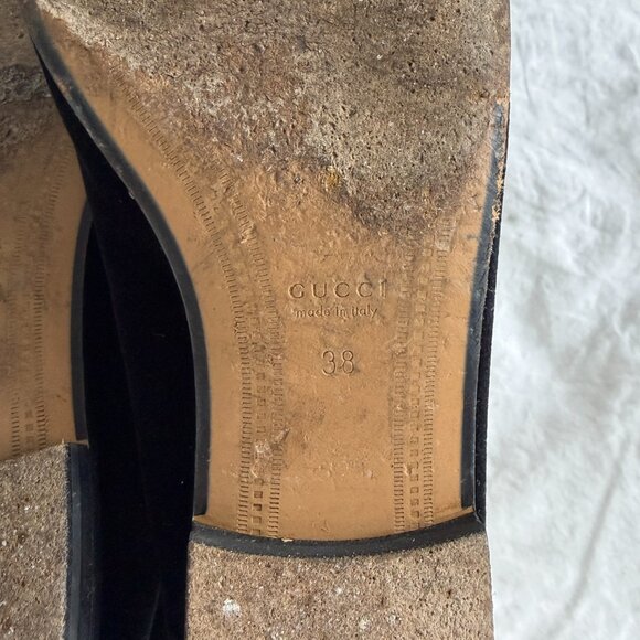 Gucci Horsebit Velvet Loafers - Picture 4 of 7